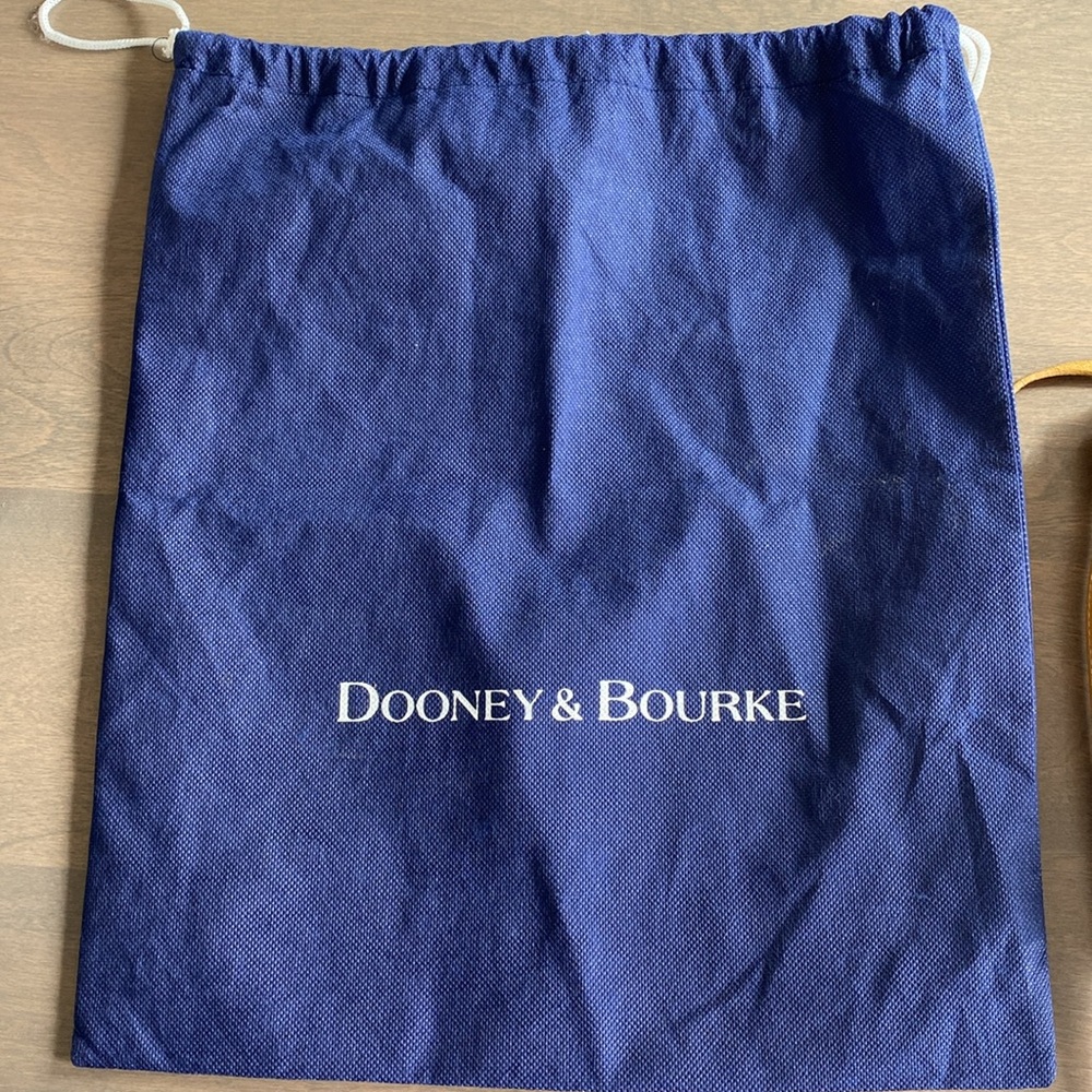 Dooney & Bourke Mustard Yellow Dillen Letter Carrier EUC - Picture 5 of 6